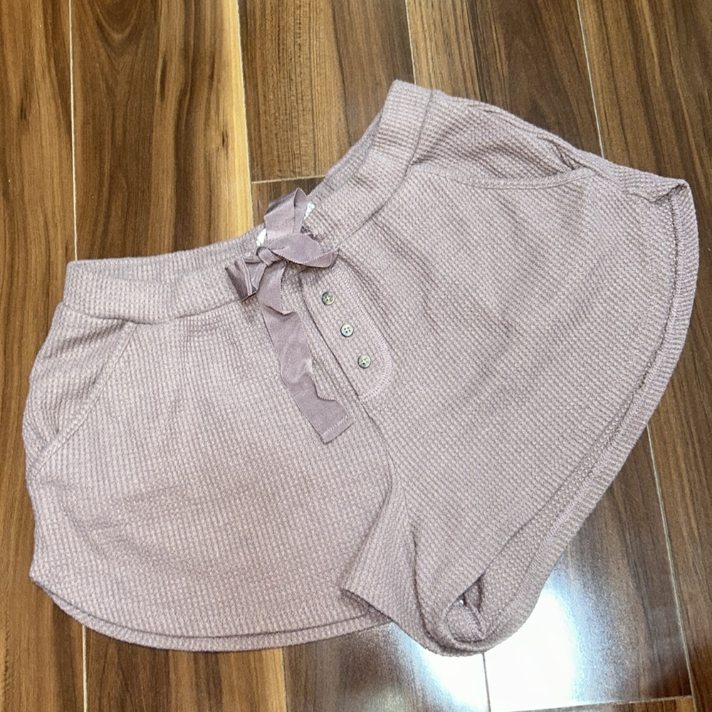 Small Abercrombie & fitch thermal stretchy pajama shorts